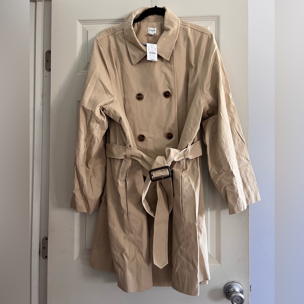 J Crew traditional fall trench coat